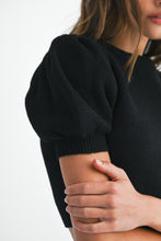 Load image into Gallery viewer, NEWEST ARRIVAL Black Crop Knit Skirt Set
