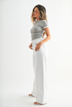 Load image into Gallery viewer, NEWEST ARRIVAL White Wide Leg Jeans
