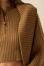 Load image into Gallery viewer, NEWEST ARRIVAL Dark Brown 2 Piece Knit Shrug Sweater
