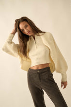 Load image into Gallery viewer, NEWEST ARRIVAL Ivory 2 Piece Knit Shrug Sweater
