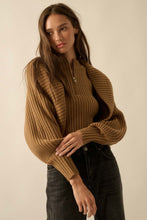 Load image into Gallery viewer, NEWEST ARRIVAL Dark Brown 2 Piece Knit Shrug Sweater
