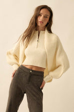 Load image into Gallery viewer, NEWEST ARRIVAL Ivory 2 Piece Knit Shrug Sweater
