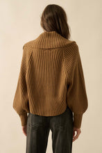 Load image into Gallery viewer, NEWEST ARRIVAL Dark Brown 2 Piece Knit Shrug Sweater
