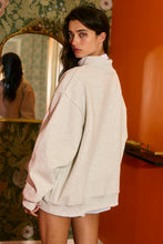 Load image into Gallery viewer, NEWEST ARRIVAL *PREORDER 12/23* Gray Georgia Embroidered Mock Neck Sweatshirt
