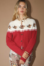 Load image into Gallery viewer, NEWEST ARRIVAL Red Cardigan Duck Sweater
