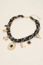 Load image into Gallery viewer, NEWEST ARRIVAL Black Western Scarf Charm Necklace
