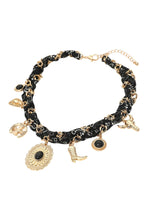 Load image into Gallery viewer, NEWEST ARRIVAL Black Western Scarf Charm Necklace
