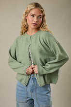 Load image into Gallery viewer, Sage Green Oversized Cardigan
