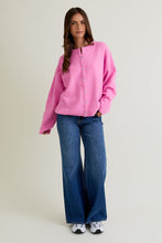 Load image into Gallery viewer, NEWEST ARRIVAL Pink Oversized Cardigan
