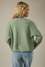Load image into Gallery viewer, Sage Green Oversized Cardigan
