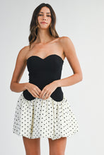 Load image into Gallery viewer, NEWEST ARRIVAL Strapless Polka Dot Bubble Mini Dress
