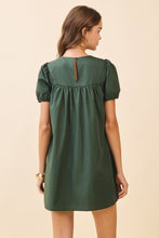 Load image into Gallery viewer, NEWEST ARRIVAL Hunter Green Babydoll Dress
