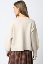 Load image into Gallery viewer, NEWEST ARRIVAL Light Taupe Balloon Sleeve Cardigan
