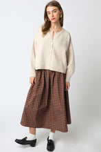 Load image into Gallery viewer, NEWEST ARRIVAL Light Taupe Balloon Sleeve Cardigan
