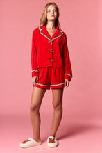 Load image into Gallery viewer, NEWEST ARRIVAL Red Crinkle Plaid Pajamas
