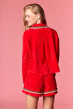 Load image into Gallery viewer, NEWEST ARRIVAL Red Crinkle Plaid Pajamas
