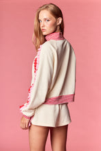 Load image into Gallery viewer, NEWEST ARRIVAL Cream/Red/Pink Ruffle Shorts Set
