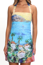 Load image into Gallery viewer, NEWEST ARRIVAL Tropical Horizon Halter Mini Dress
