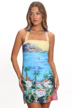 Load image into Gallery viewer, NEWEST ARRIVAL Tropical Horizon Halter Mini Dress
