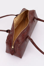 Load image into Gallery viewer, NEWEST ARRIVAL Croc Embossed Barrel Bag Purse
