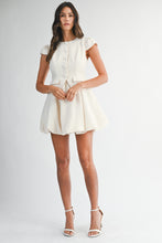 Load image into Gallery viewer, NEWEST ARRIVAL Cream Tweed Bubble Dress
