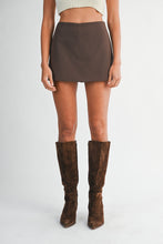 Load image into Gallery viewer, NEWEST ARRIVAL Brown Mini Skort
