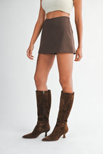 Load image into Gallery viewer, NEWEST ARRIVAL Brown Mini Skort
