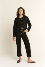 Load image into Gallery viewer, NEWEST ARRIVAL Dark Denim Button Front Pants Set
