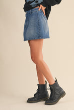 Load image into Gallery viewer, NEWEST ARRIVAL Denim Mini Jean Skort
