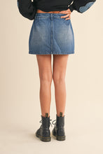 Load image into Gallery viewer, NEWEST ARRIVAL Denim Mini Jean Skort
