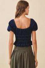 Load image into Gallery viewer, NEWEST ARRIVAL Dark Denim Smocked Shorts Set
