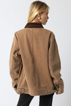 Load image into Gallery viewer, NEWEST ARRIVAL Brown Oversized Barn Jacket
