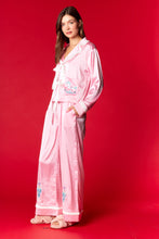 Load image into Gallery viewer, NEWEST ARRIVAL Pink Nutcracker and Rocking Horse Satin Pajamas
