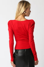 Load image into Gallery viewer, NEWEST ARRIVAL Red Plunge Bodysuit

