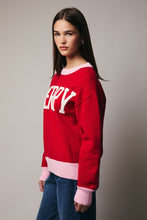 Load image into Gallery viewer, NEWEST ARRIVAL Red/Pink Merry Sweater
