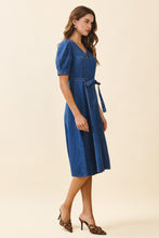 Load image into Gallery viewer, NEWEST ARRIVAL Denim MIdi Dress
