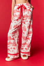 Load image into Gallery viewer, NEWEST ARRIVAL Red Gingerbread Village Christmas Pajamas

