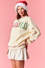 Load image into Gallery viewer, NEWEST ARRIVAL Holly Jolly Butter Yellow Sweatshirt

