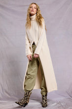 Load image into Gallery viewer, NEWEST ARRIVAL *PREORDER 12/6* Ecru Cream Turtleneck Split Front Sweater Dress
