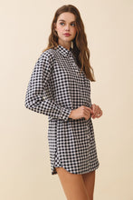 Load image into Gallery viewer, NEWEST ARRIVAL Black Gingham Mini Skirt Set
