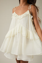 Load image into Gallery viewer, NEWEST ARRIVAL Ivory Ruffle Flare Romper
