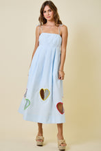 Load image into Gallery viewer, LAST ONE Blue Cut Out Heart Midi Dress
