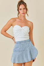 Load image into Gallery viewer, NEWEST ARRIVAL Denim Mini Wrap Skort
