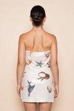 Load image into Gallery viewer, NEWEST ARRIVAL Off White Sequin Beach Mini Dress
