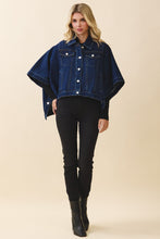 Load image into Gallery viewer, NEWEST ARRIVAL Denim Oversized Cape Poncho
