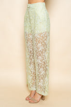 Load image into Gallery viewer, NEWEST ARRIVAL Light Sage Green Lace Strapless Pants Set
