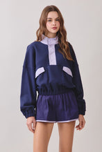 Load image into Gallery viewer, NEWEST ARRIVAL Navy Poplin Pullover Set
