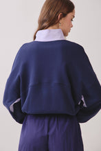 Load image into Gallery viewer, NEWEST ARRIVAL Navy Poplin Pullover Set
