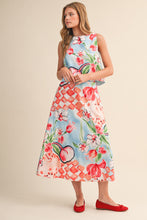 Load image into Gallery viewer, NEWEST ARRIVAL Tulip Print Midi Skirt Set
