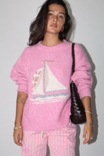 Load image into Gallery viewer, NEWEST ARRIVAL Pink Sailboat Knit Sweater
